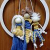 Macramé dekorace rodina 4