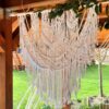 Macramé dekorace Svatební tapiserie