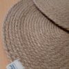 Kulaté jutové prostírání 30cm