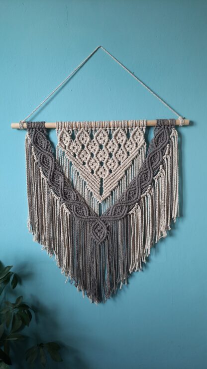 Nástěnné macramé 60x60cm